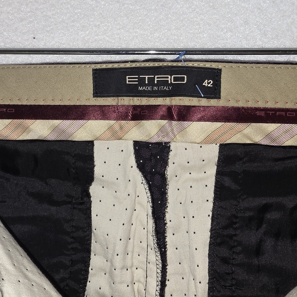 Etro Made in Italy Geometric Jacquard Pants – IT 42 (US ~6) - Picture 6 of 8